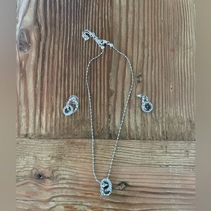 Brighton necklace and earrings.